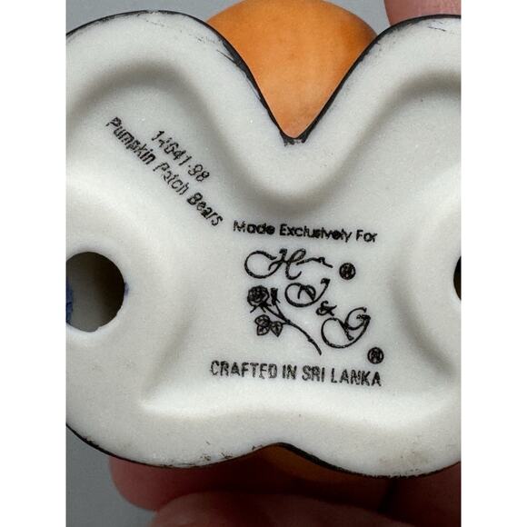 Vintage Halloween Home Interiors Pumpkin Patch Bears Set 1998 READ DETAILS - Picture 7 of 10